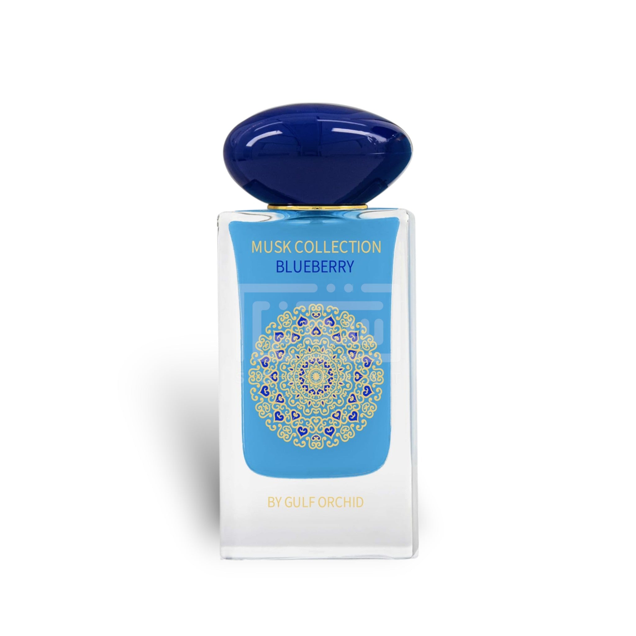 Blueberry (Musk Collection) 60ml Eau de Parfum by Gulf Orchid fragrance packaging front view