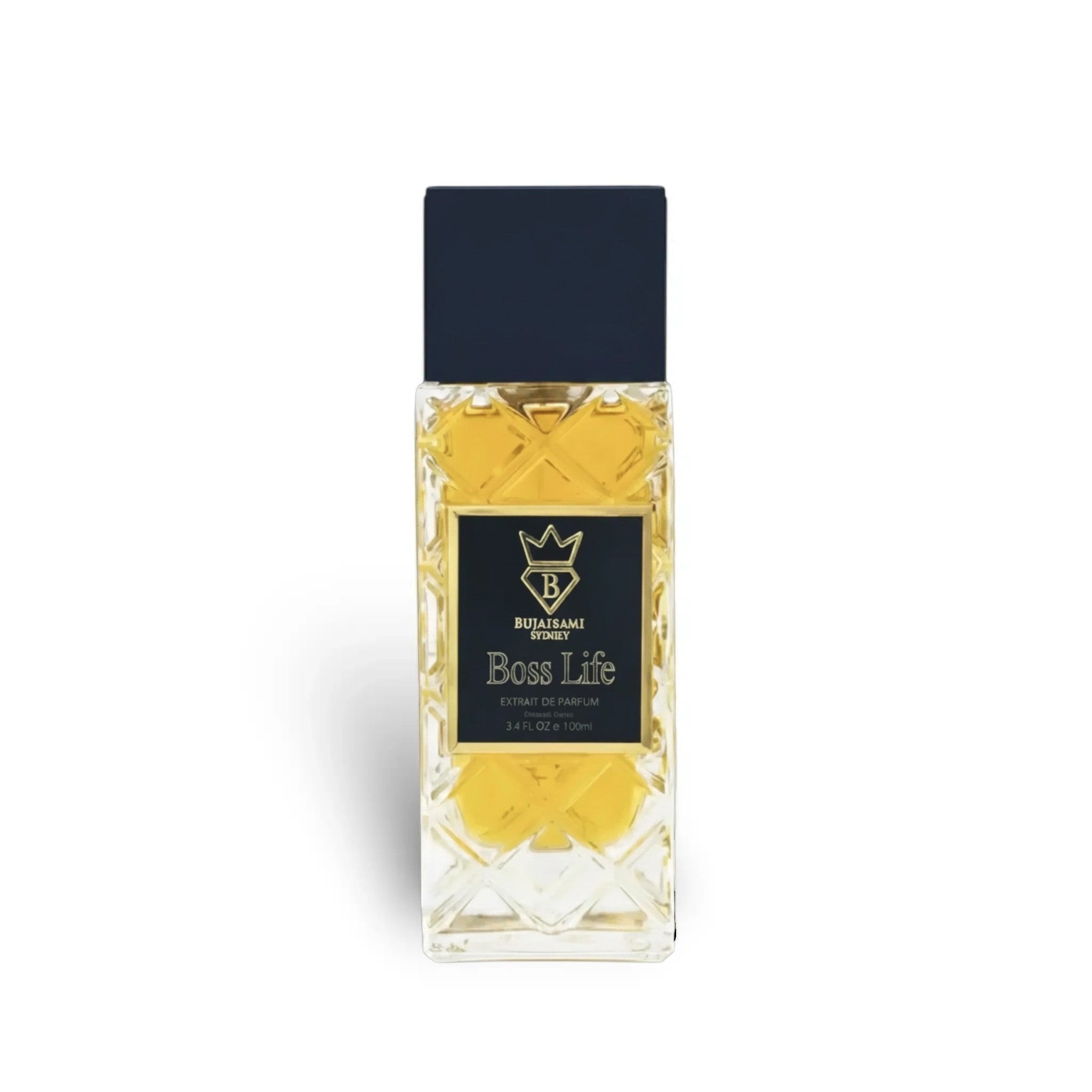Boss Life 100ml Extrait de Parfum by Bujairami fragrance packaging front view
