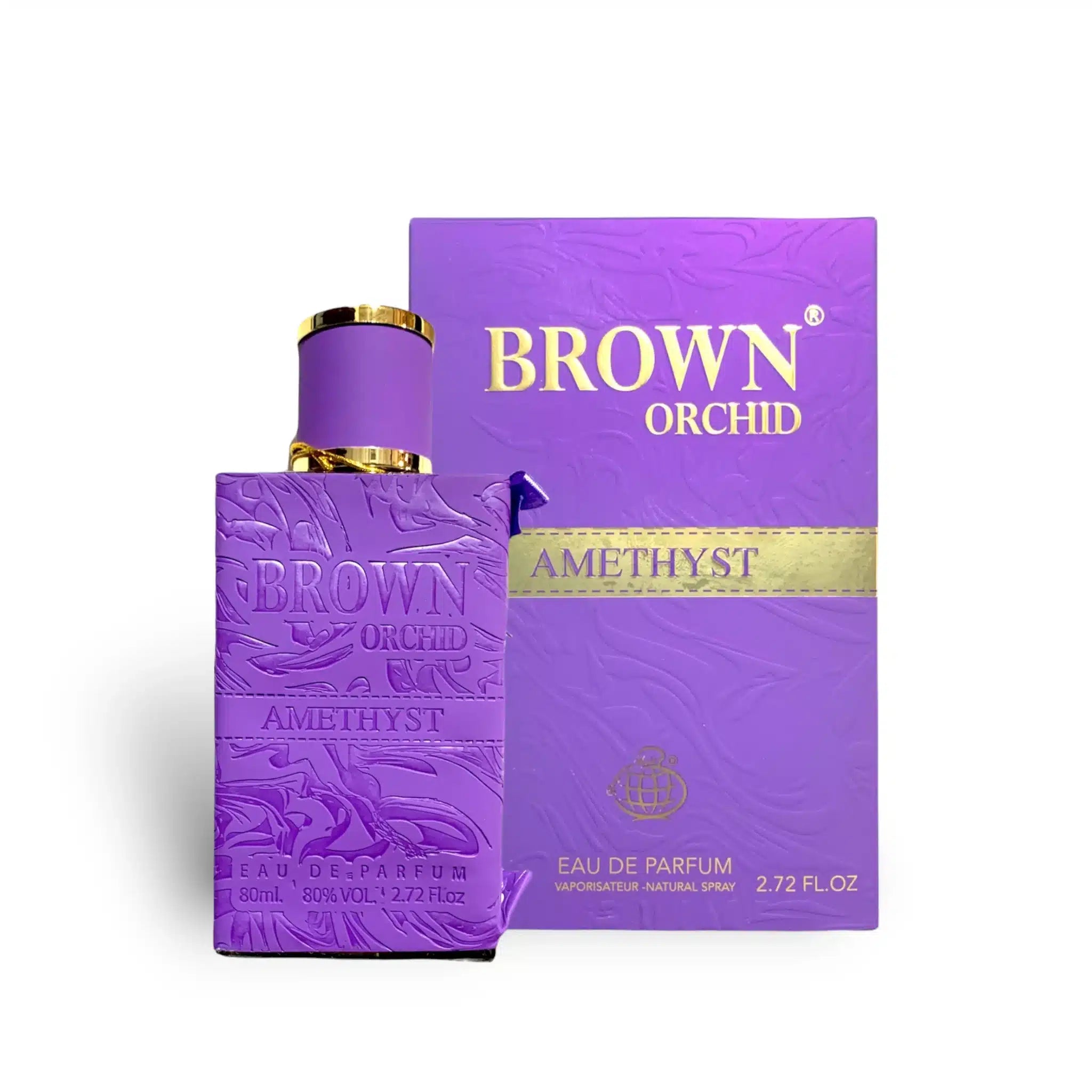 Brown Orchid Amethyst 80ml Eau de Parfum by Fragrance World | Soghaat