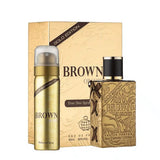 Brown Orchid Gold Edition with 80ml Body Spray by Fragrance World body spray product image