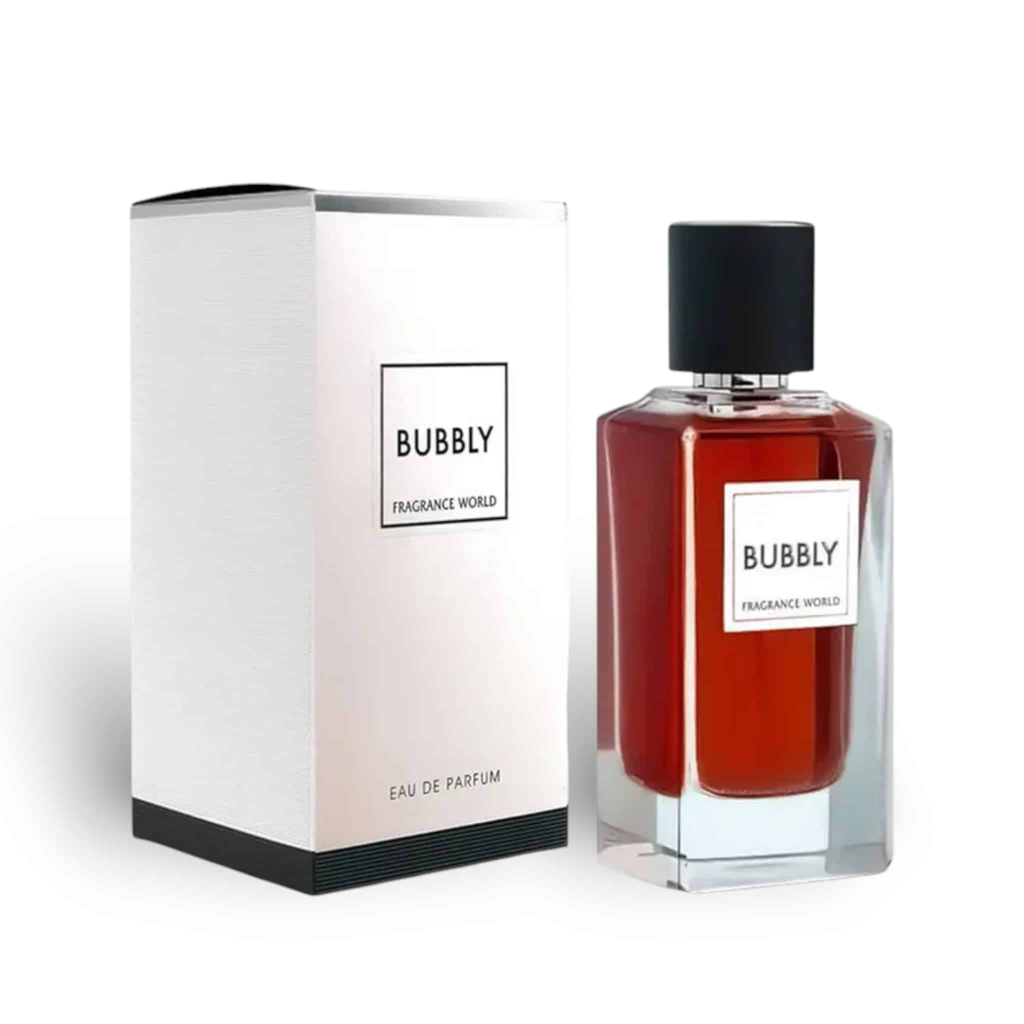 Bubbly 100ml Eau de Parfum by Fragrance World bottle and box
