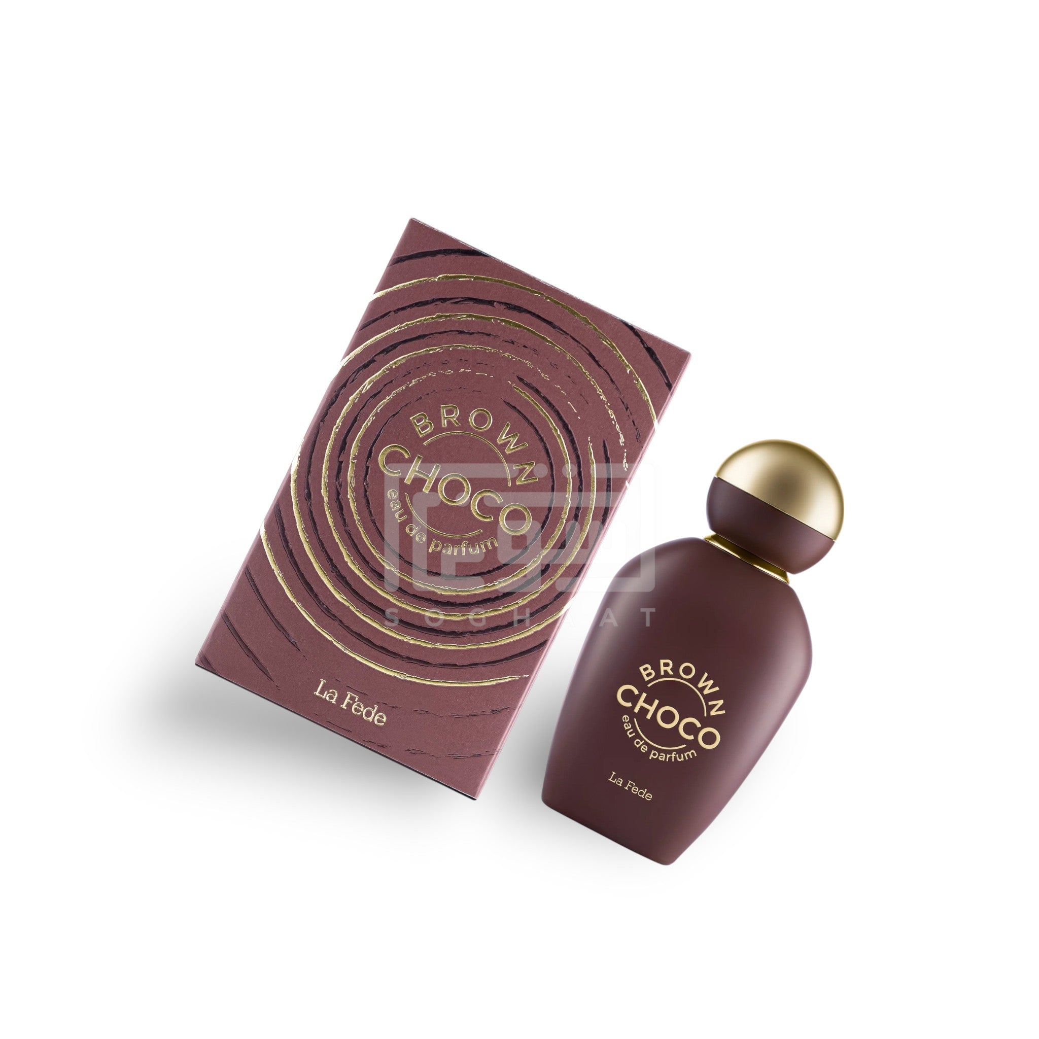 Choco Brown 100ml Eau de Parfum by Khadlaj perfume bottle close up