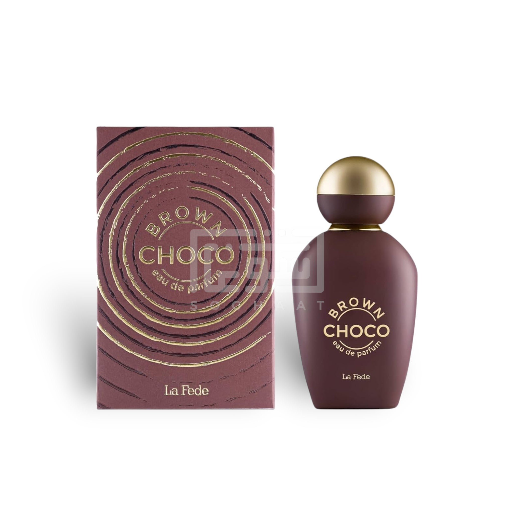 Choco Brown 100ml Eau de Parfum by Khadlaj bottle and box