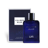 Caliber Blue 100ml Eau de Parfum by LXR bottle and box