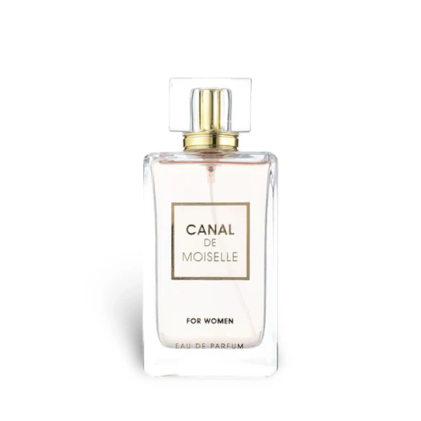 Canal De Moiselle 100ml Eau de Parfum by Fragrance World fragrance packaging front view
