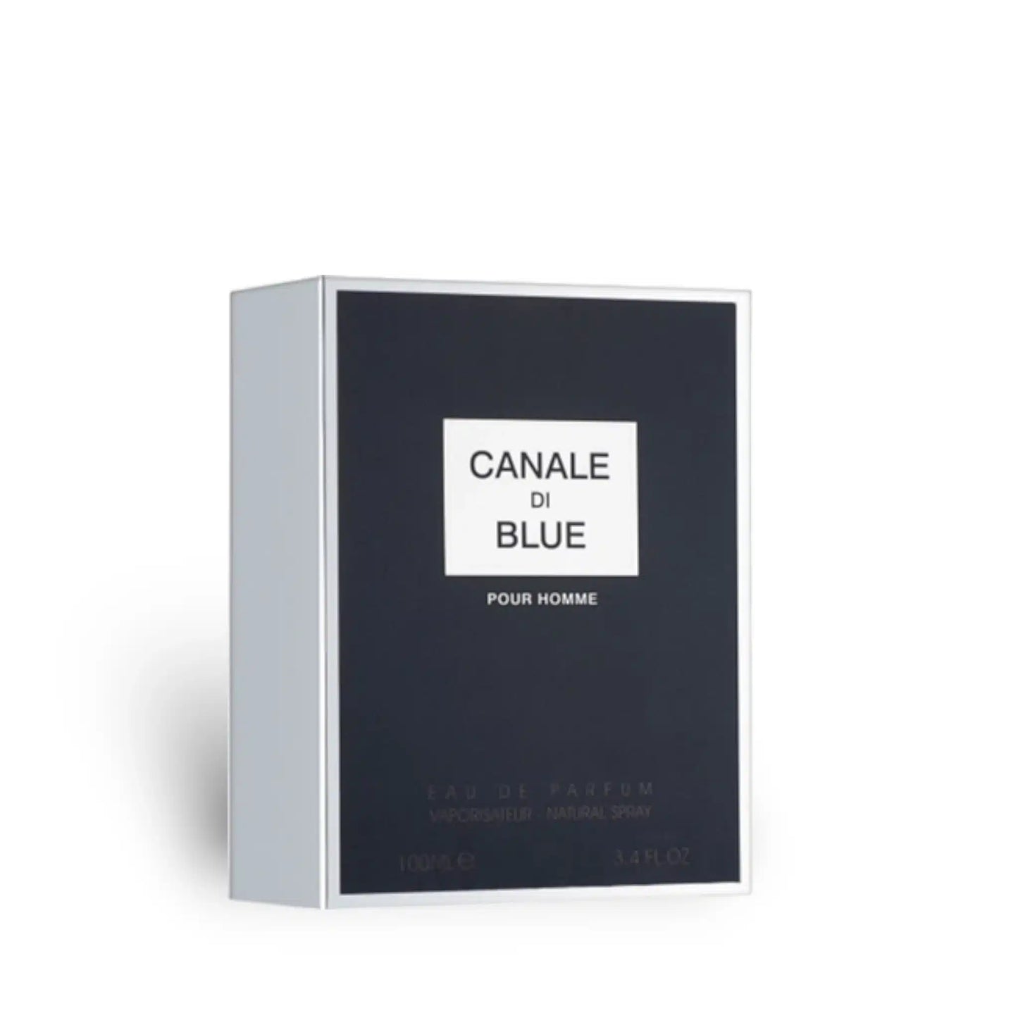 Canale Di Blue 100ml Eau de Parfum by Fragrance World fragrance packaging front view