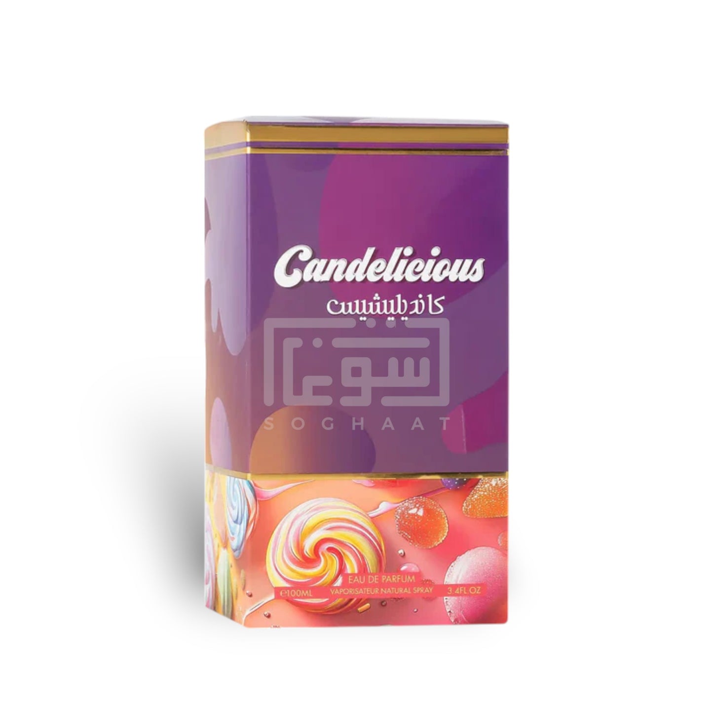 Candelicious 100ml Eau de Parfum by Risala fragrance bottle