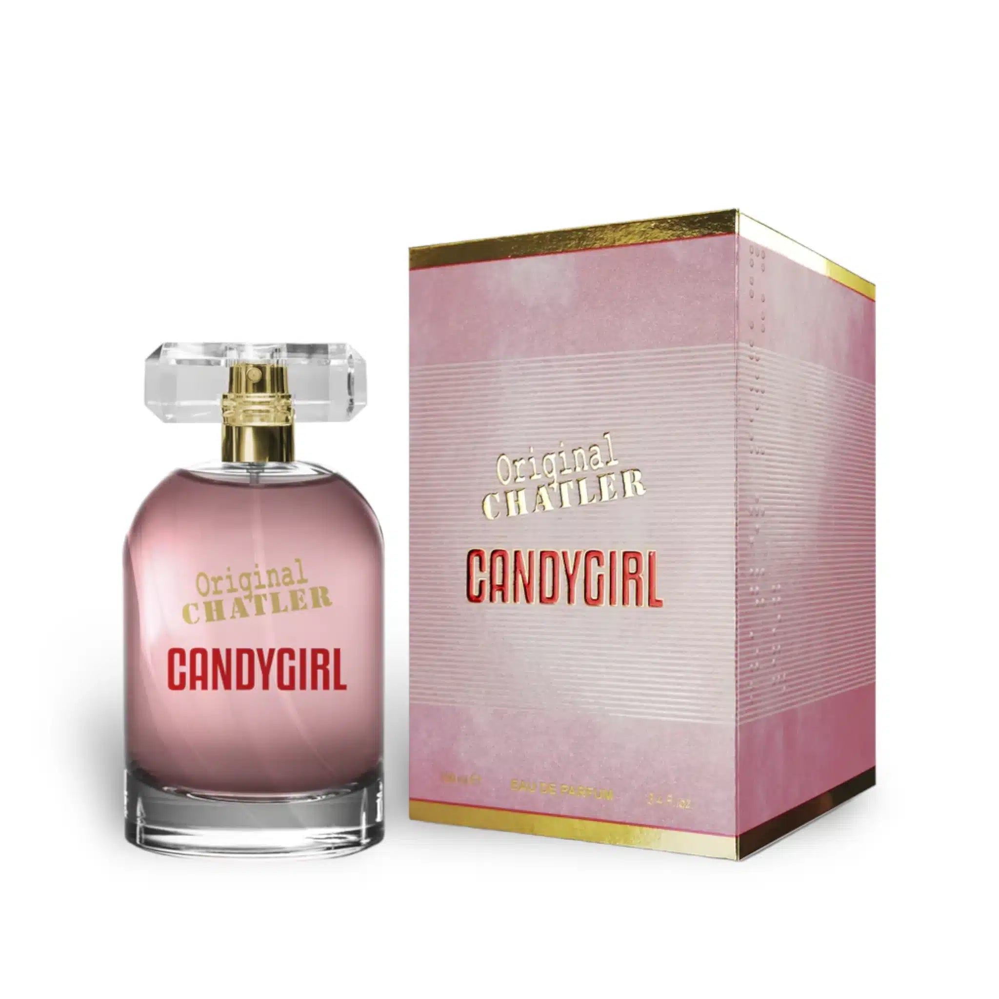 Candygirl 100ml Eau de Parfum by Chatler bottle and box