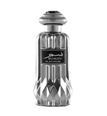 Sumou Platinum 100ml Eau de Parfum by Lattafa fragrance packaging front view