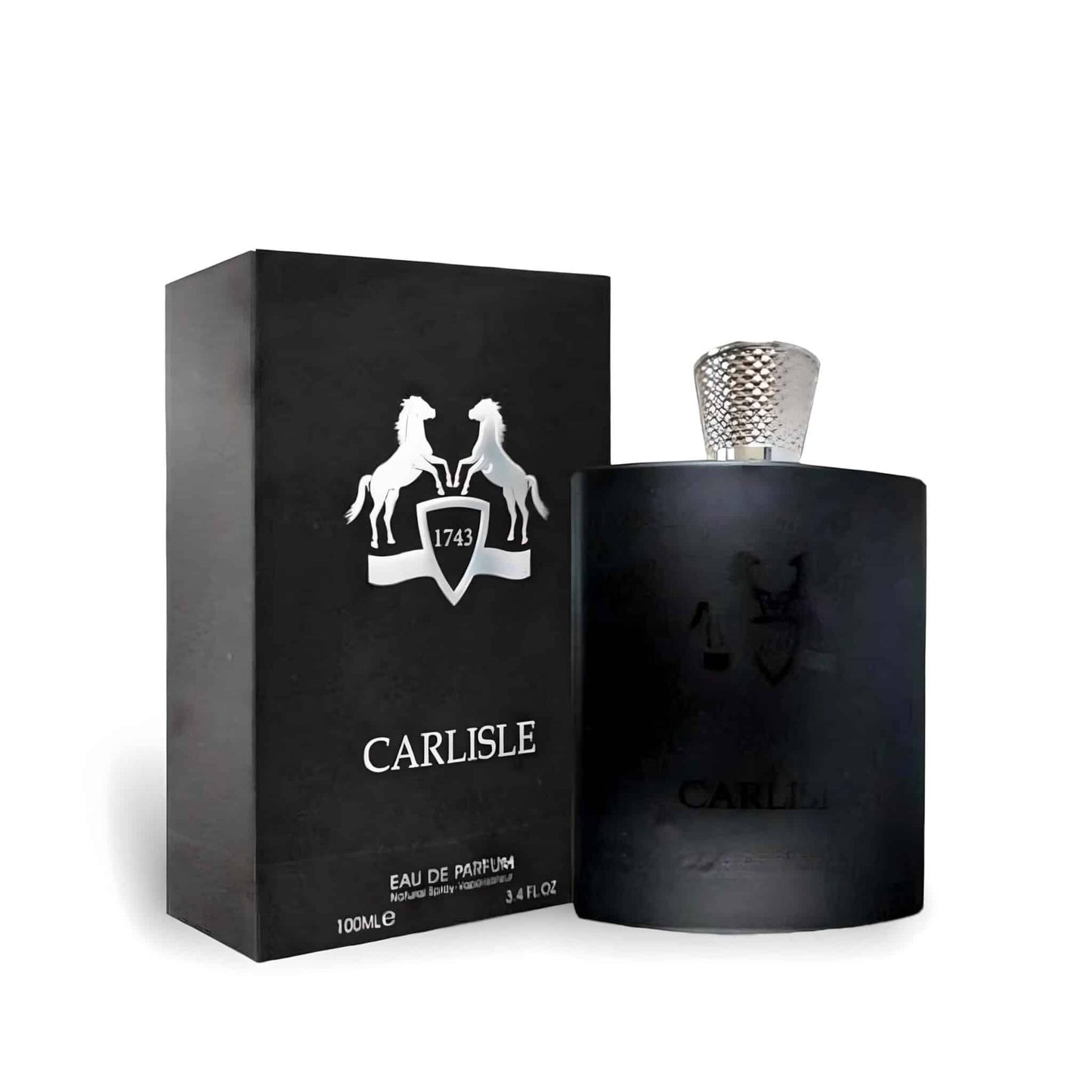 Carlisle 100ml Eau de Parfum by Fragrance World bottle and box