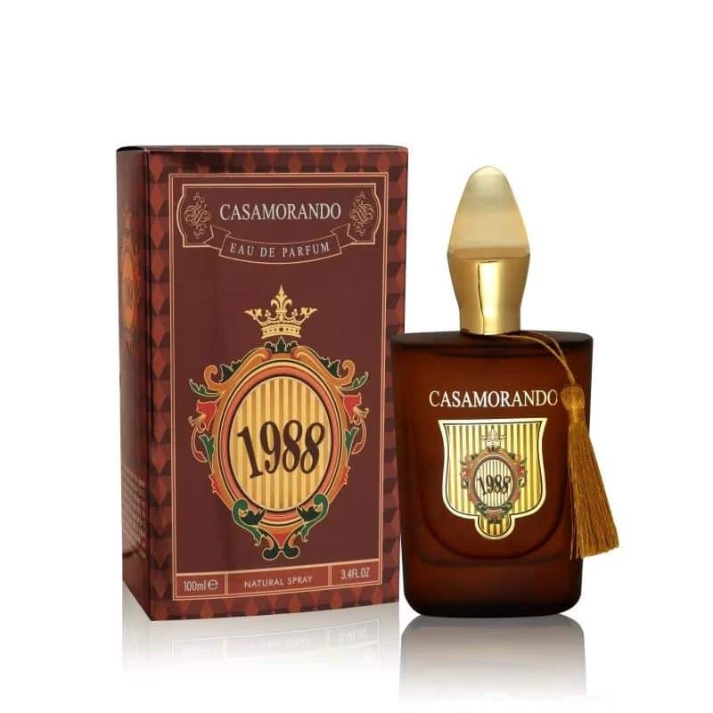 Casamorando 1988 100ml Eau de Parfum by Fragrance World bottle and box