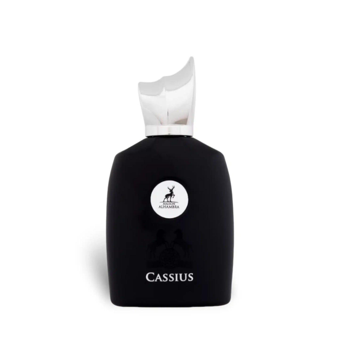 Cassius 100ml Eau de Parfum by Maison Alhambra perfume bottle close up