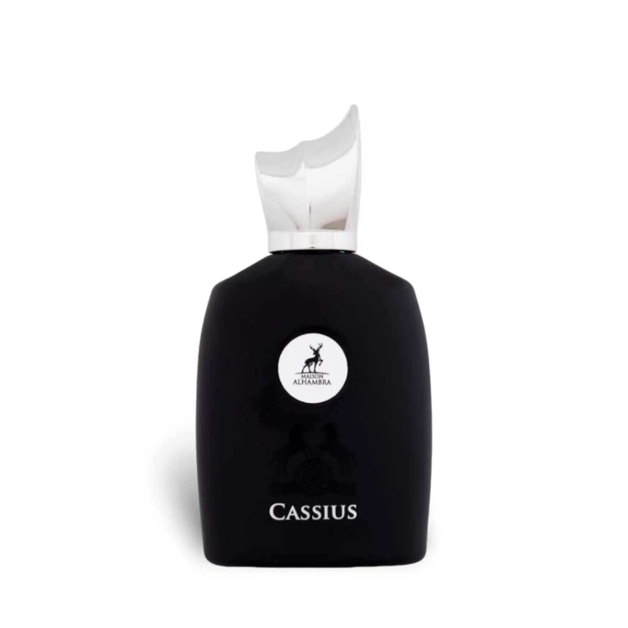 Cassius 100ml Eau de Parfum by Maison Alhambra perfume bottle close up
