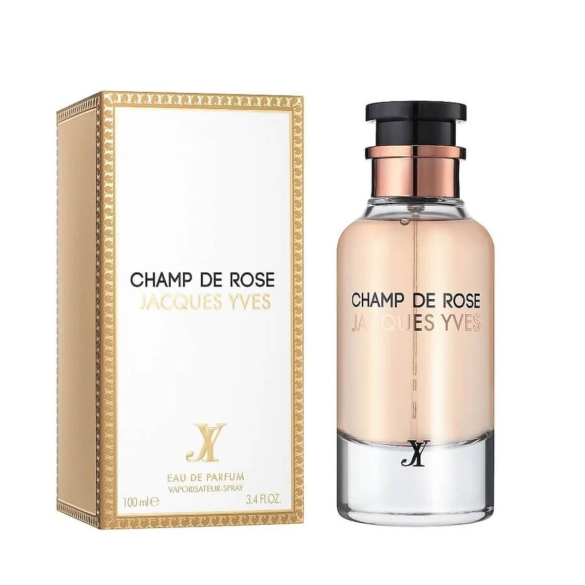 Champ De Rose Jacques Yves 100ml Eau de Parfum by Fragrance World bottle and box
