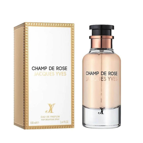 Champ De Rose Jacques Yves 100ml Eau de Parfum by Fragrance World bottle and box