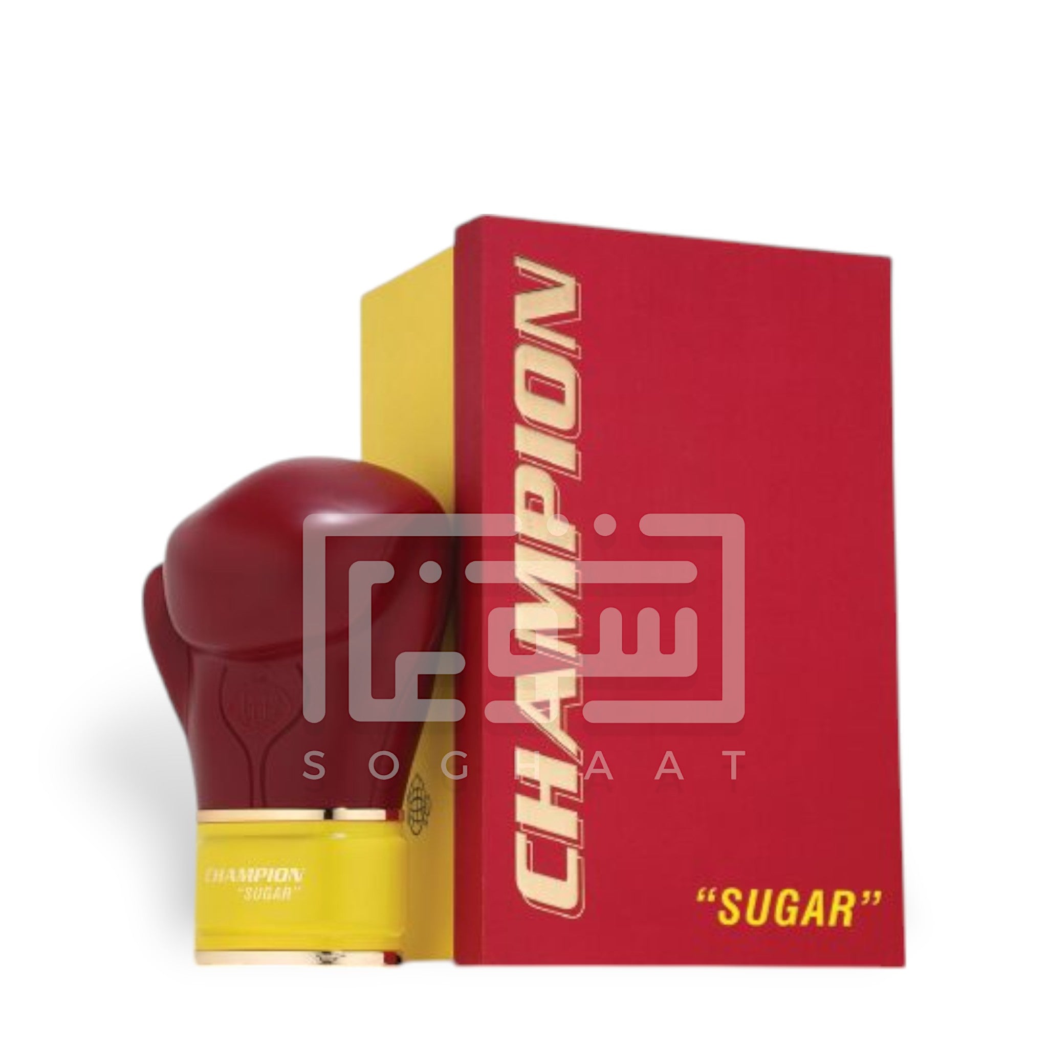 Champion Sugar 100ml Eau de Parfum by Fragrance World bottle and box
