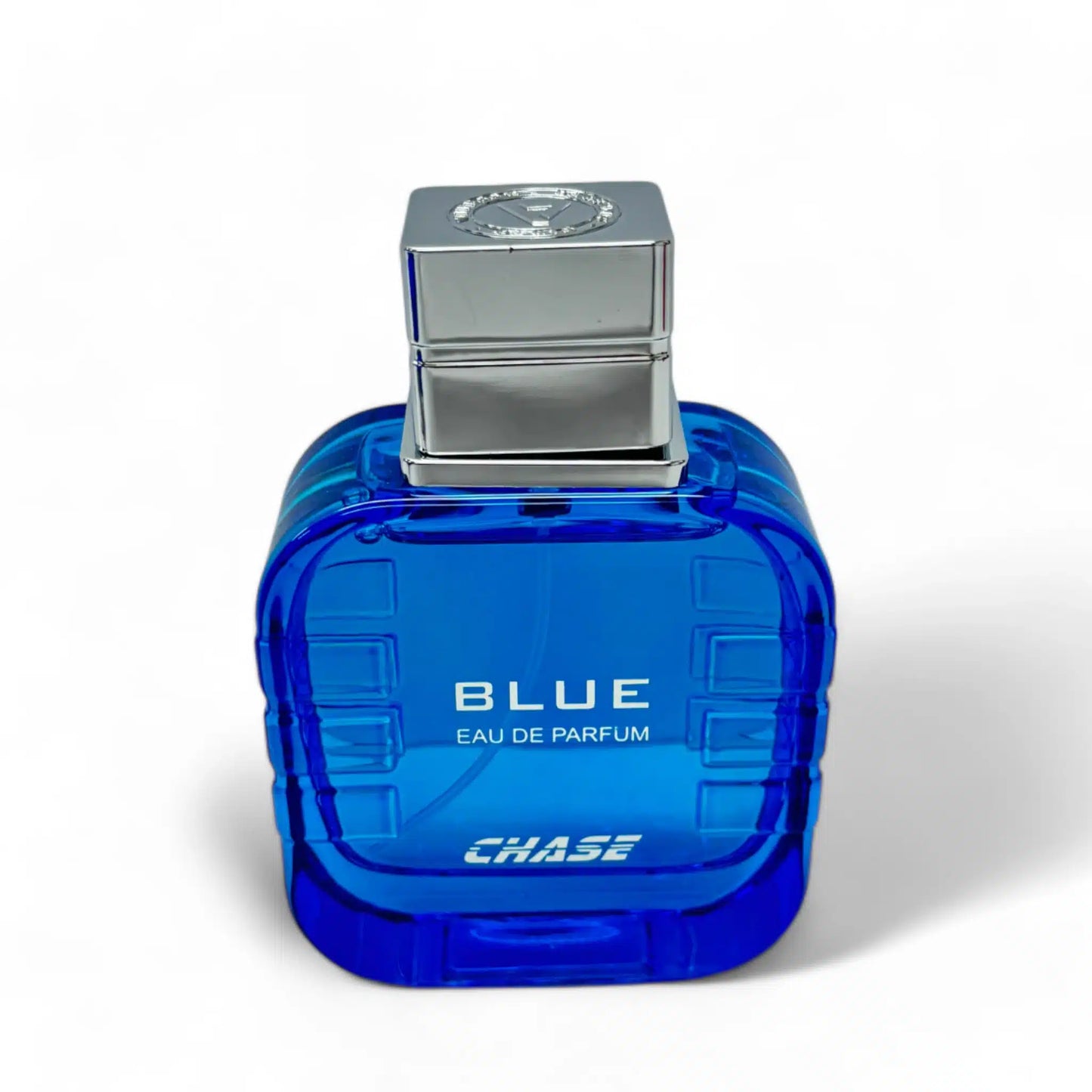 Chase Blue 100ml Eau de Parfum by Vitesse Parfums bottle and box