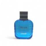 Chase Blue 100ml Eau de Parfum by Vitesse Parfums perfume bottle close up