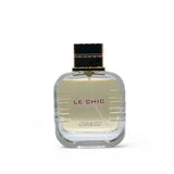 Chase Le Chic 100ml Eau de Parfum by Vitesse Parfums perfume bottle close up