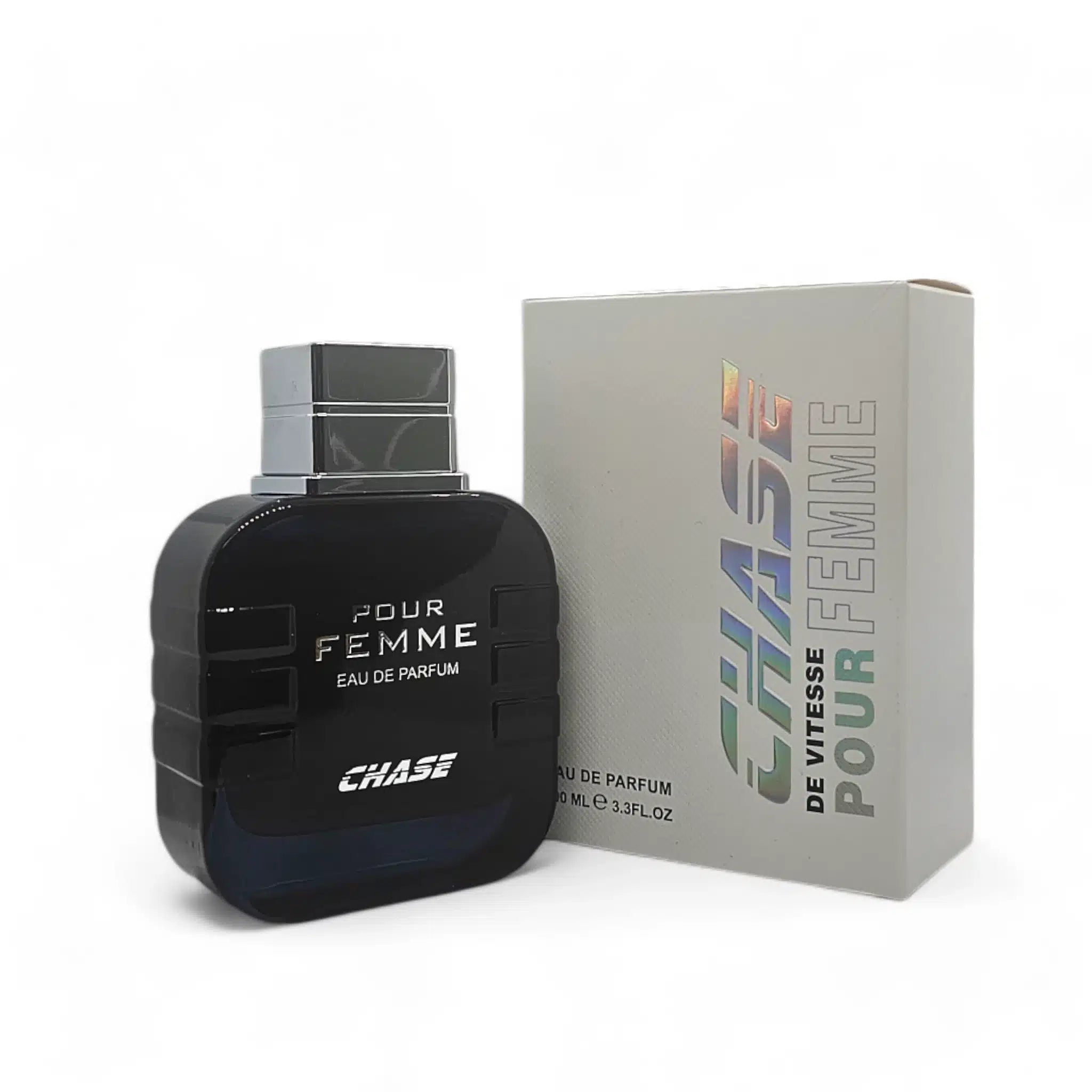Chase Pour Femme 100ml Eau de Parfum by Vitesse Parfums fragrance bottle