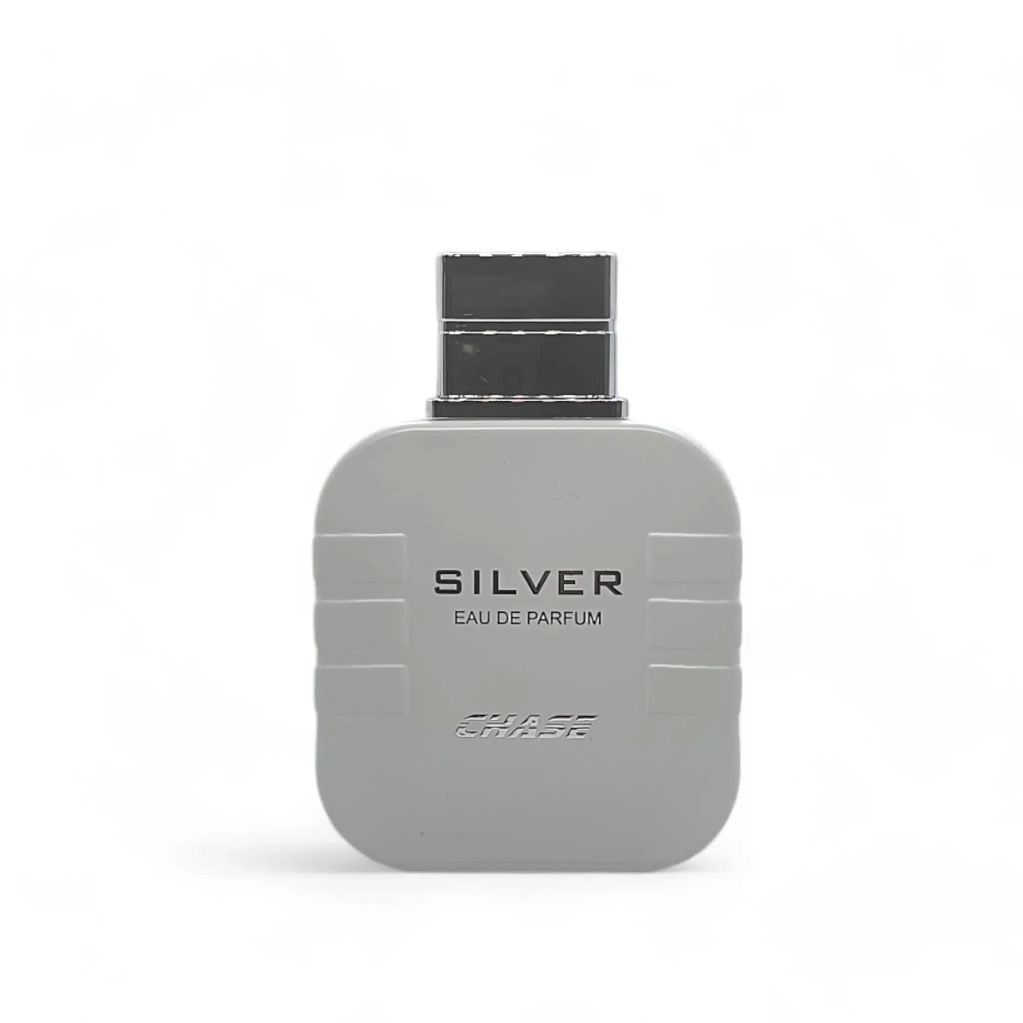 Chase Silver 100ml Eau de Parfum by Vitesse Parfums fragrance bottle