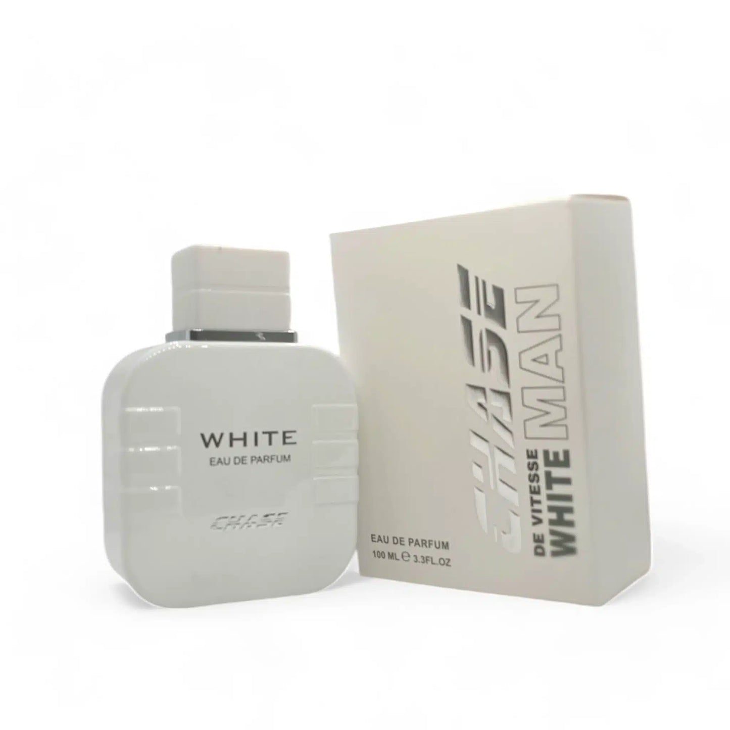 Chase White 100ml Eau de Parfum by Vitesse Parfums fragrance bottle