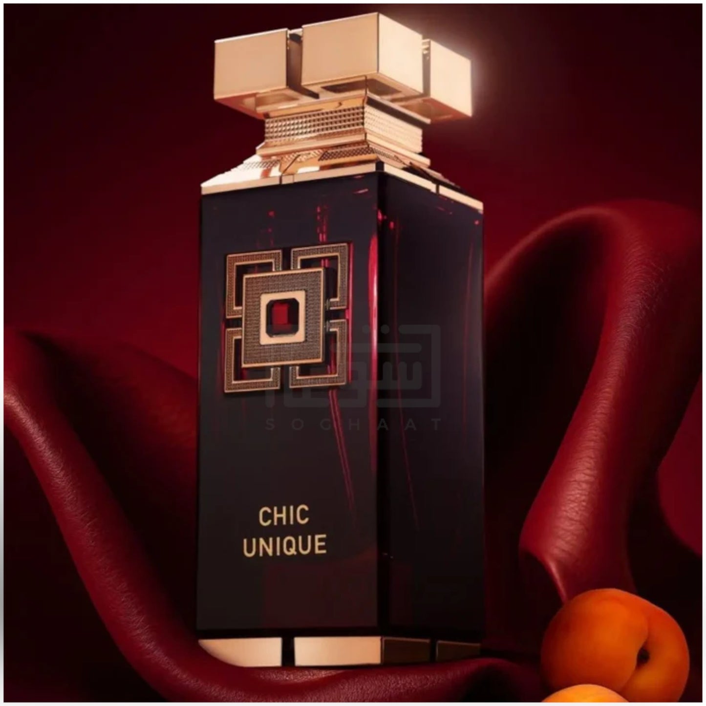Chic Unique 100ml Eau de Parfum by Fragrance World perfume bottle close up
