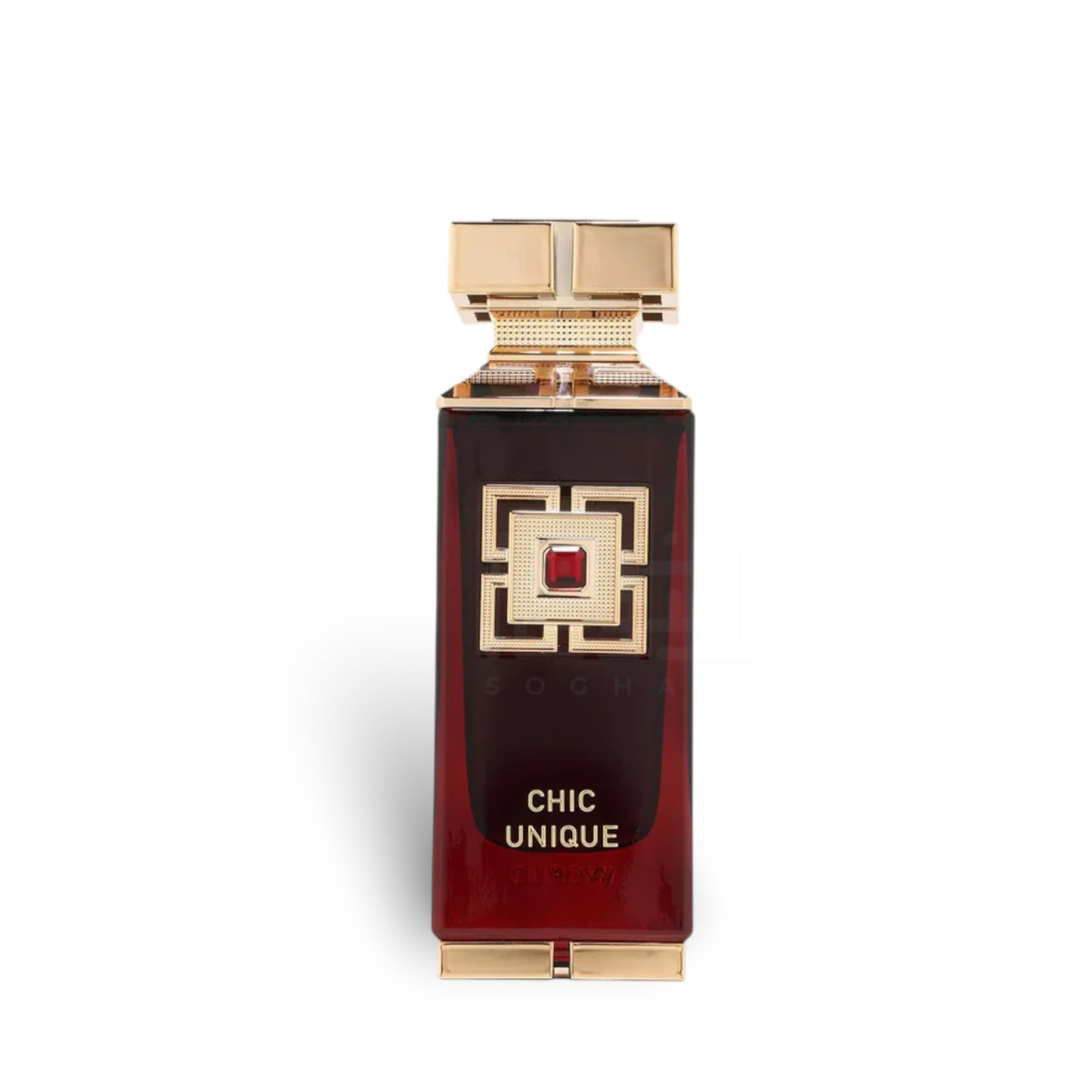 Chic Unique 100ml Eau de Parfum by Fragrance World bottle and box