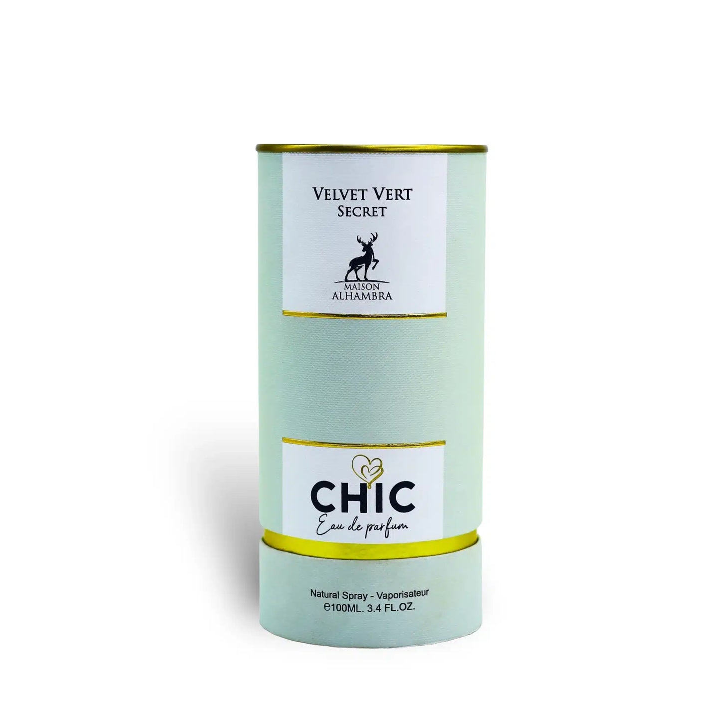 Chic Velvet Vert Secret 100ml Eau de Parfum by Maison Alhambra Arabian perfume product image