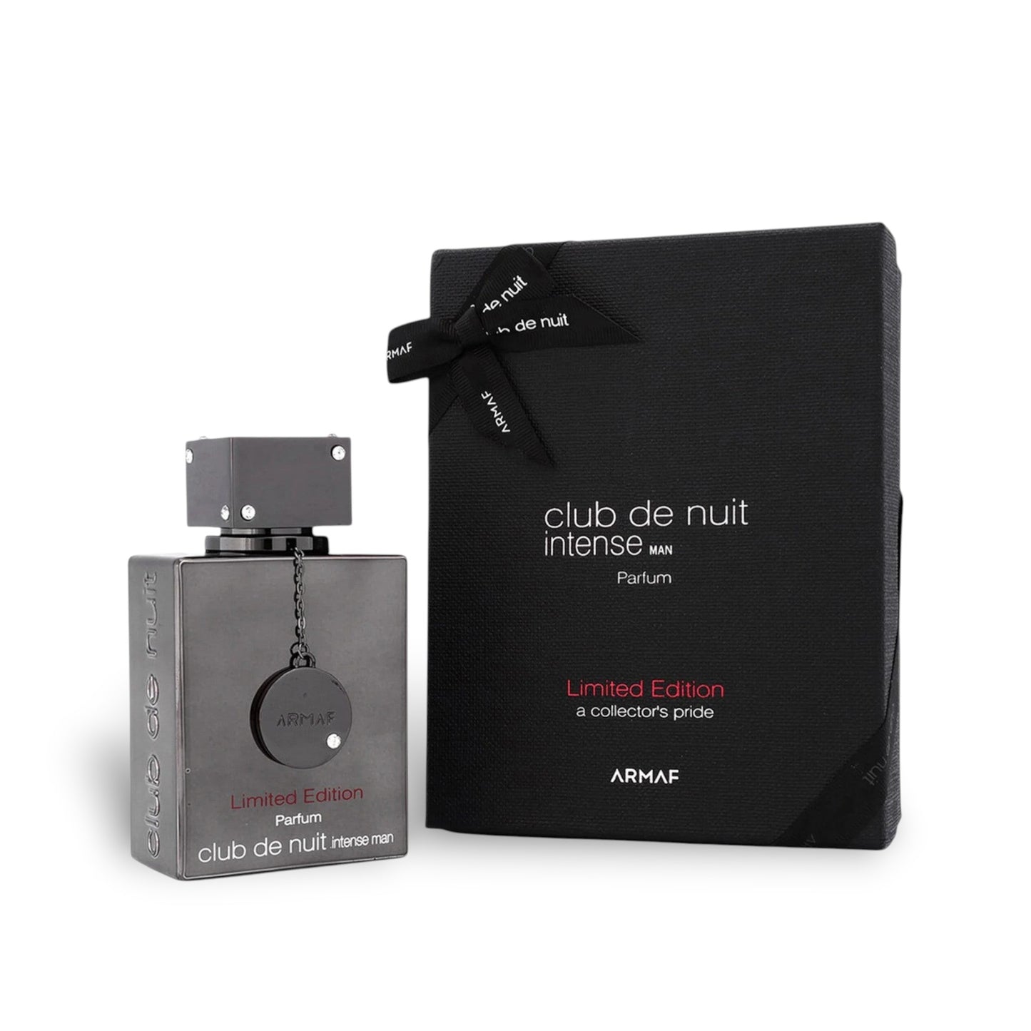 Club De Nuit Intense Man Limited Edition 105ml Eau de Parfum by Armaf bottle and box