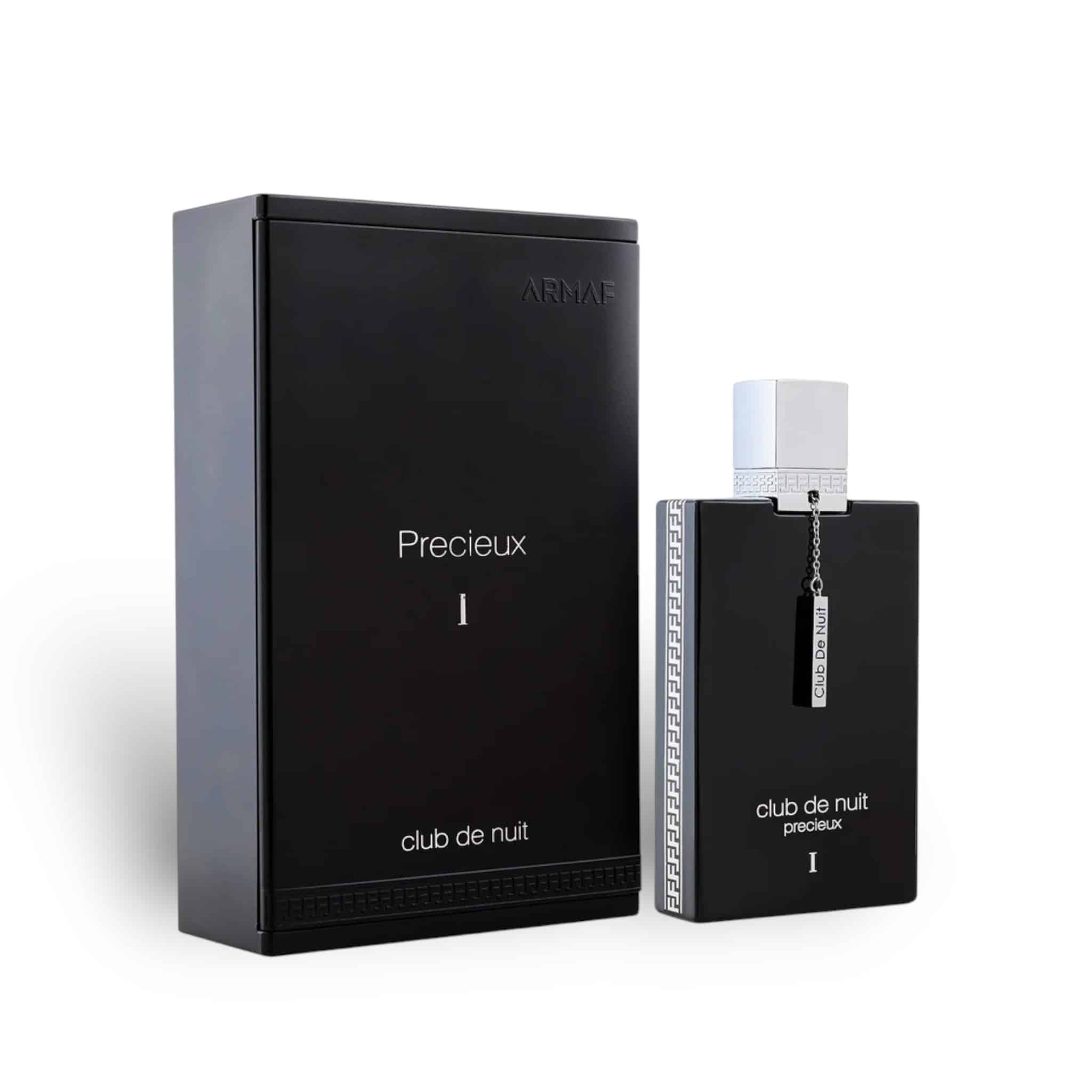Club De Nuit Precieux I 55ml Eau de Parfum by Armaf bottle and box