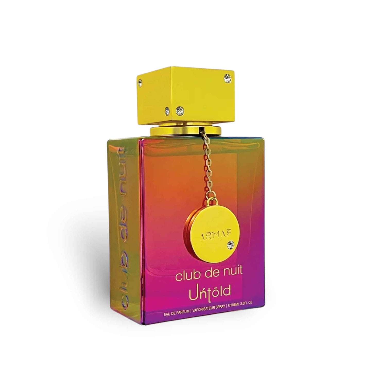 Club De Nuit Untold 105ml Eau de Parfum by Armaf fragrance packaging front view