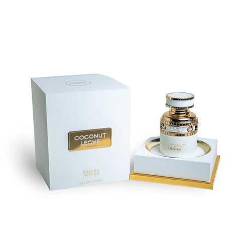 Coconut Leche 80ml Eau de Parfum by French Avenue bottle and box