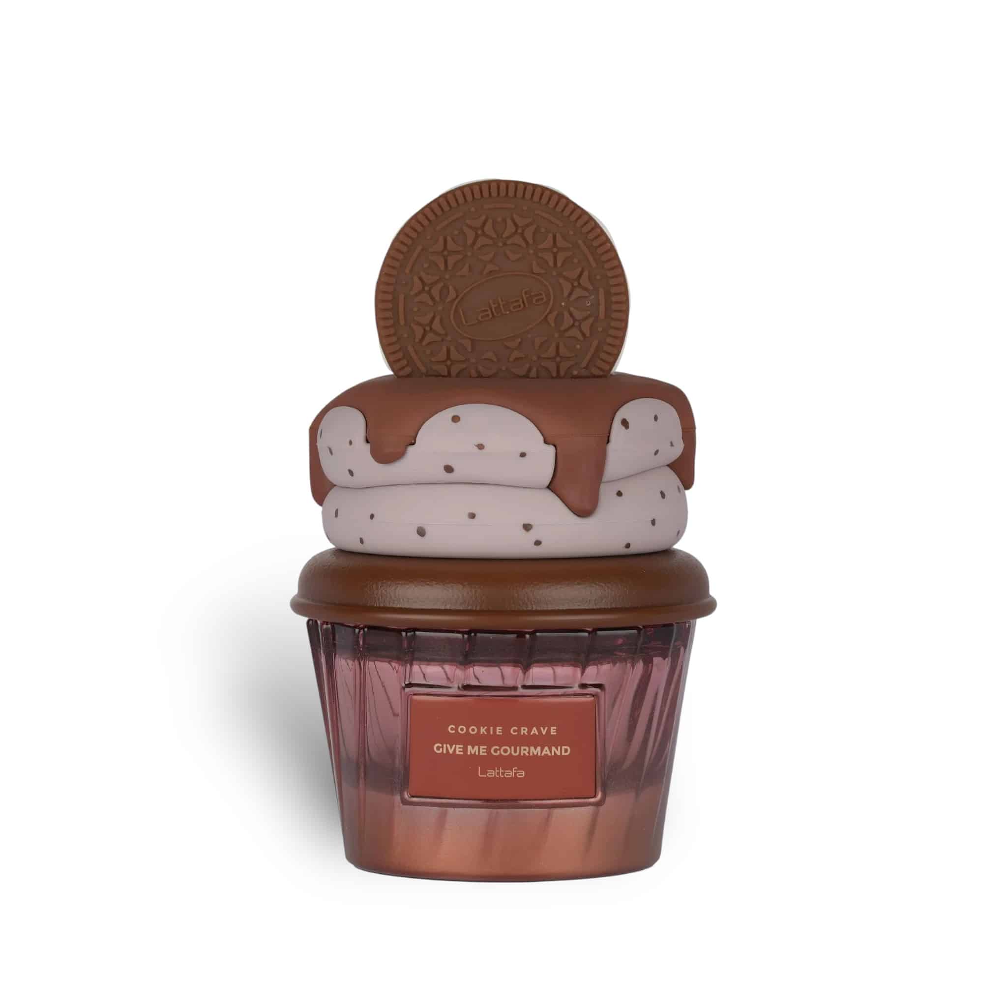 Cookie Crave (Give Me Gourmand) 75ml Eau de Parfum by Lattafa fragrance packaging front view