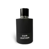 Cuir Leather 100ml Eau de Parfum by Fragrance World fragrance packaging front view