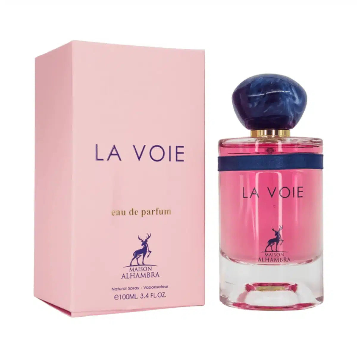 La Voie 100ml Eau de Parfum by Maison Alhambra perfume bottle close up