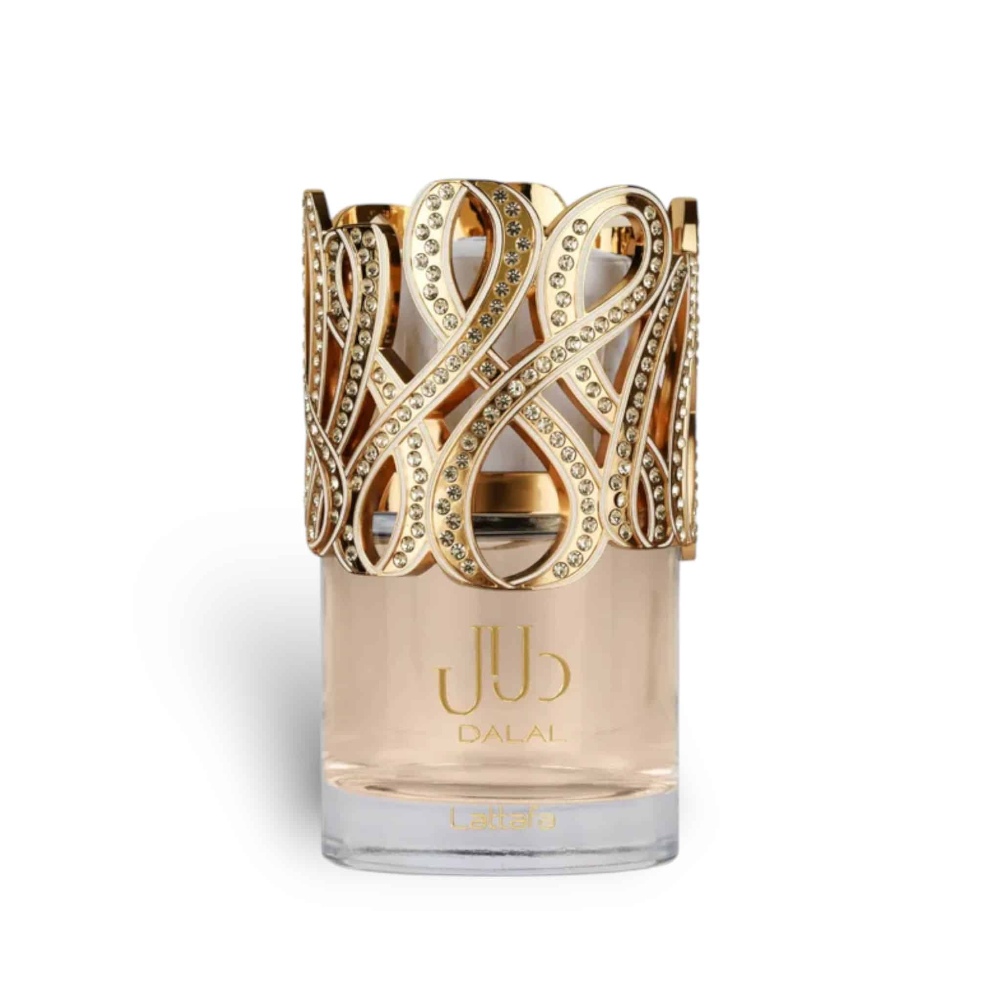 Dalal 100ml Eau de Parfum by Lattafa fragrance packaging front view