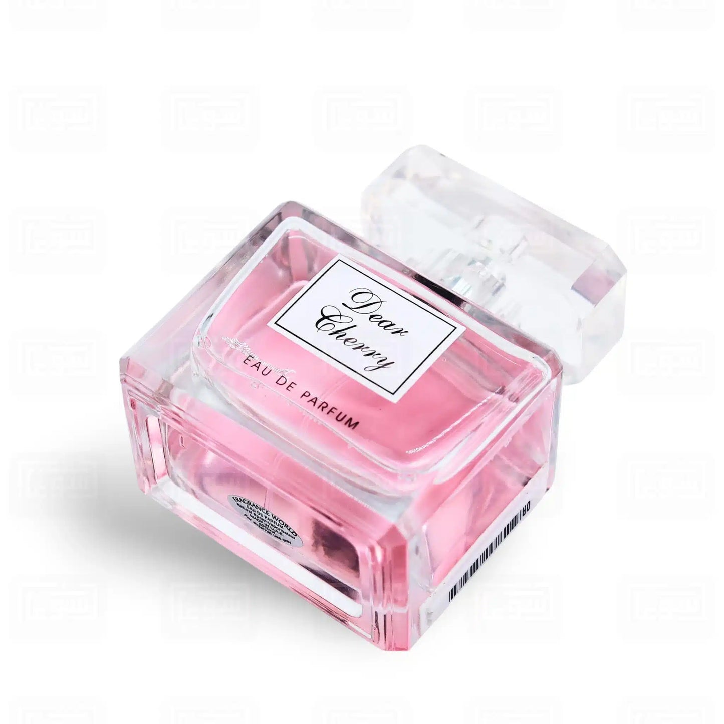 Dear Cherry 100ml Eau de Parfum by Fragrance World perfume bottle close up