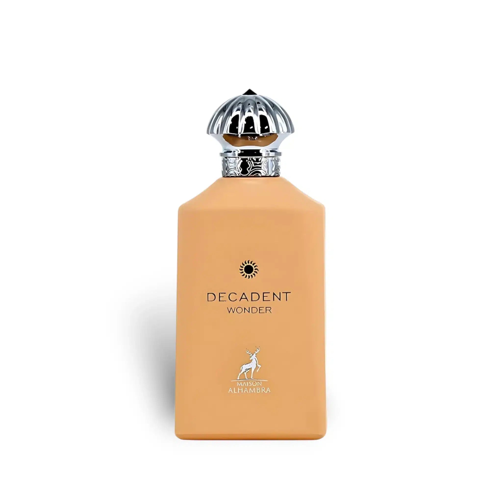 Decadent Wonder 100ml Eau de Parfum by Maison Alhambra perfume bottle close up