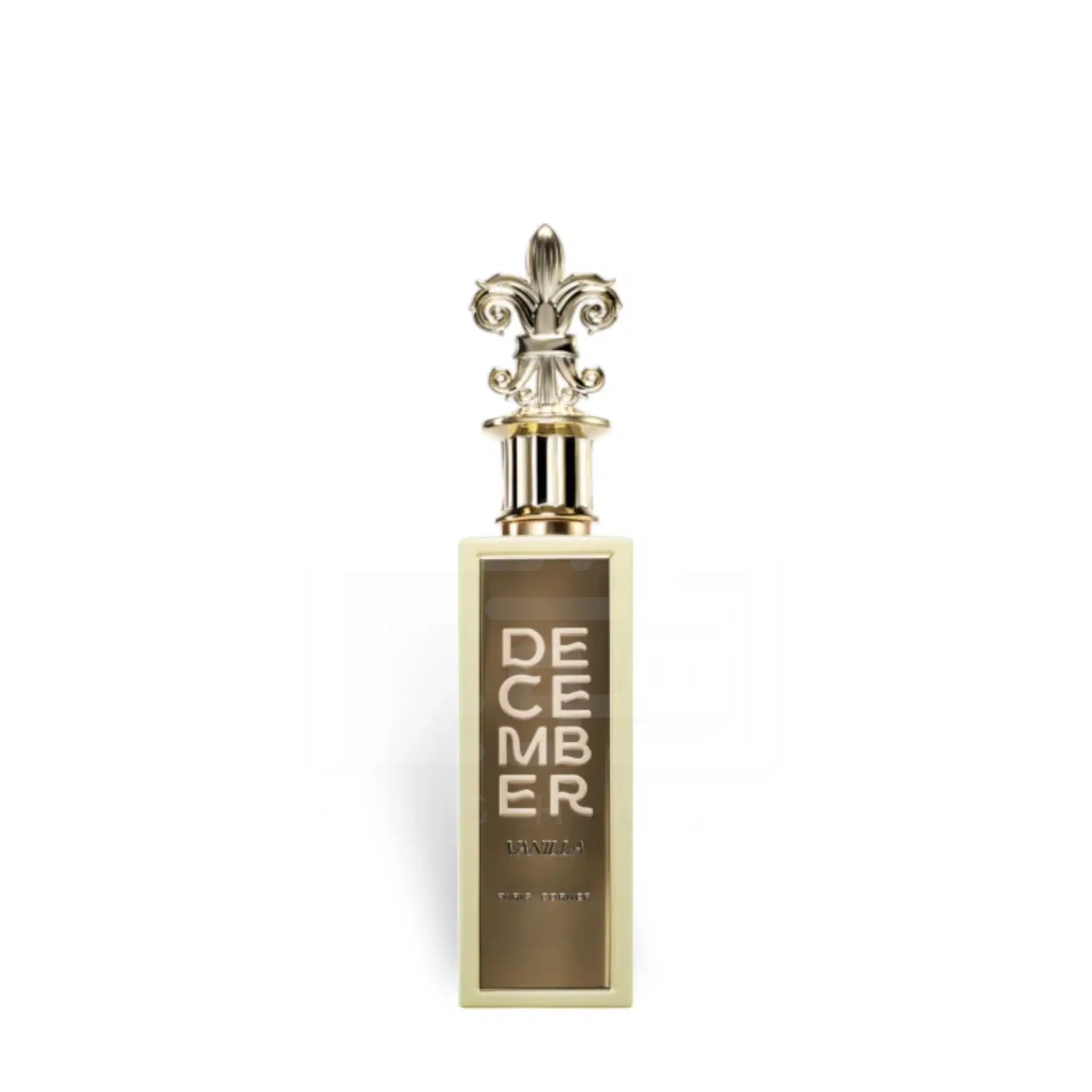 December Vanilla 100ml Eau de Parfum by Paris Corner fragrance packaging front view