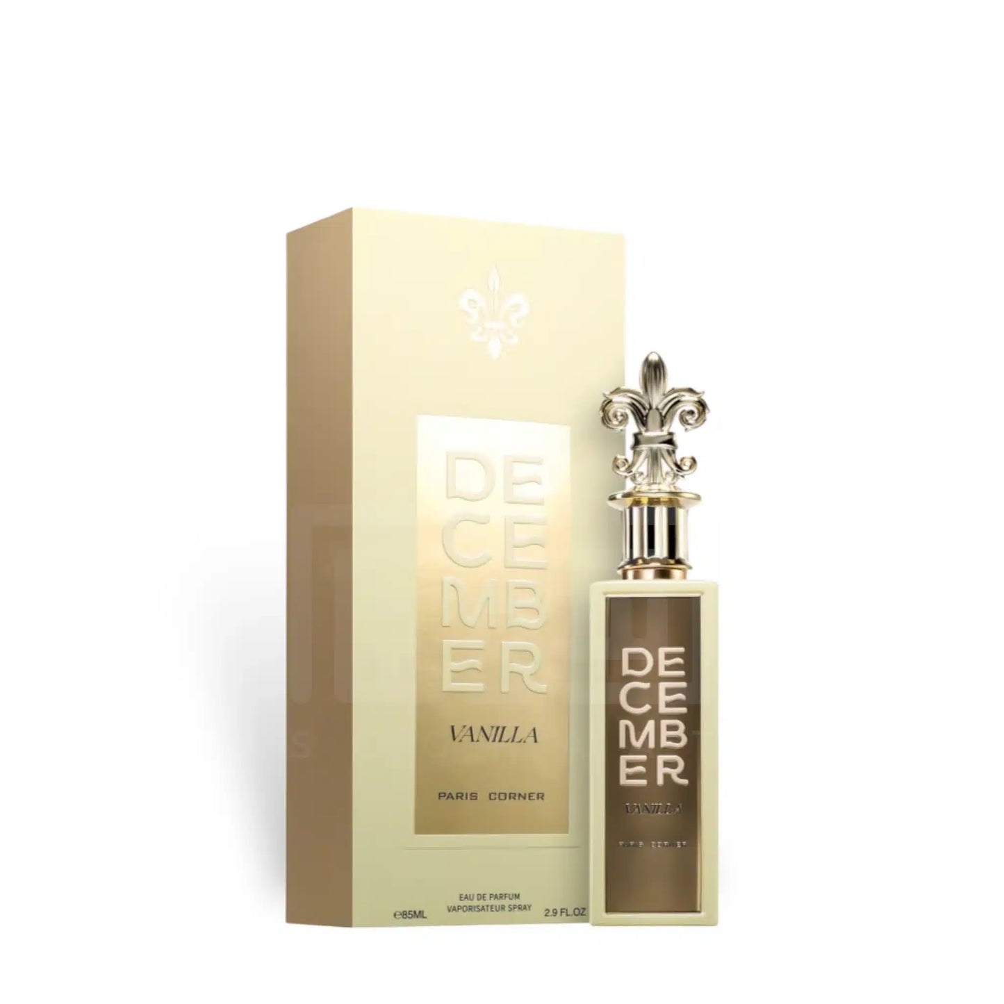December Vanilla 100ml Eau de Parfum by Paris Corner bottle and box