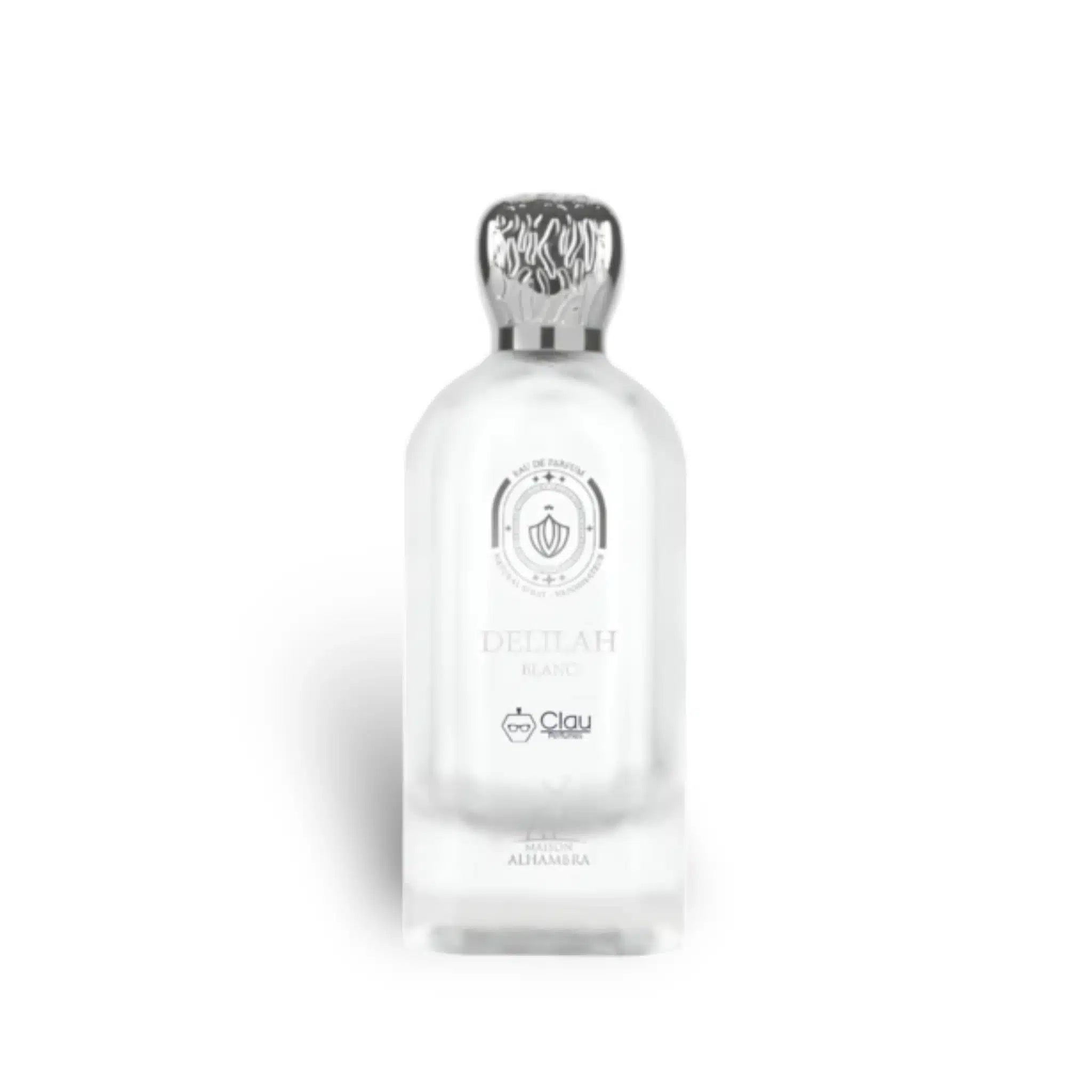 Delilah Blanc 100ml Eau de Parfum by Maison Alhambra fragrance packaging front view