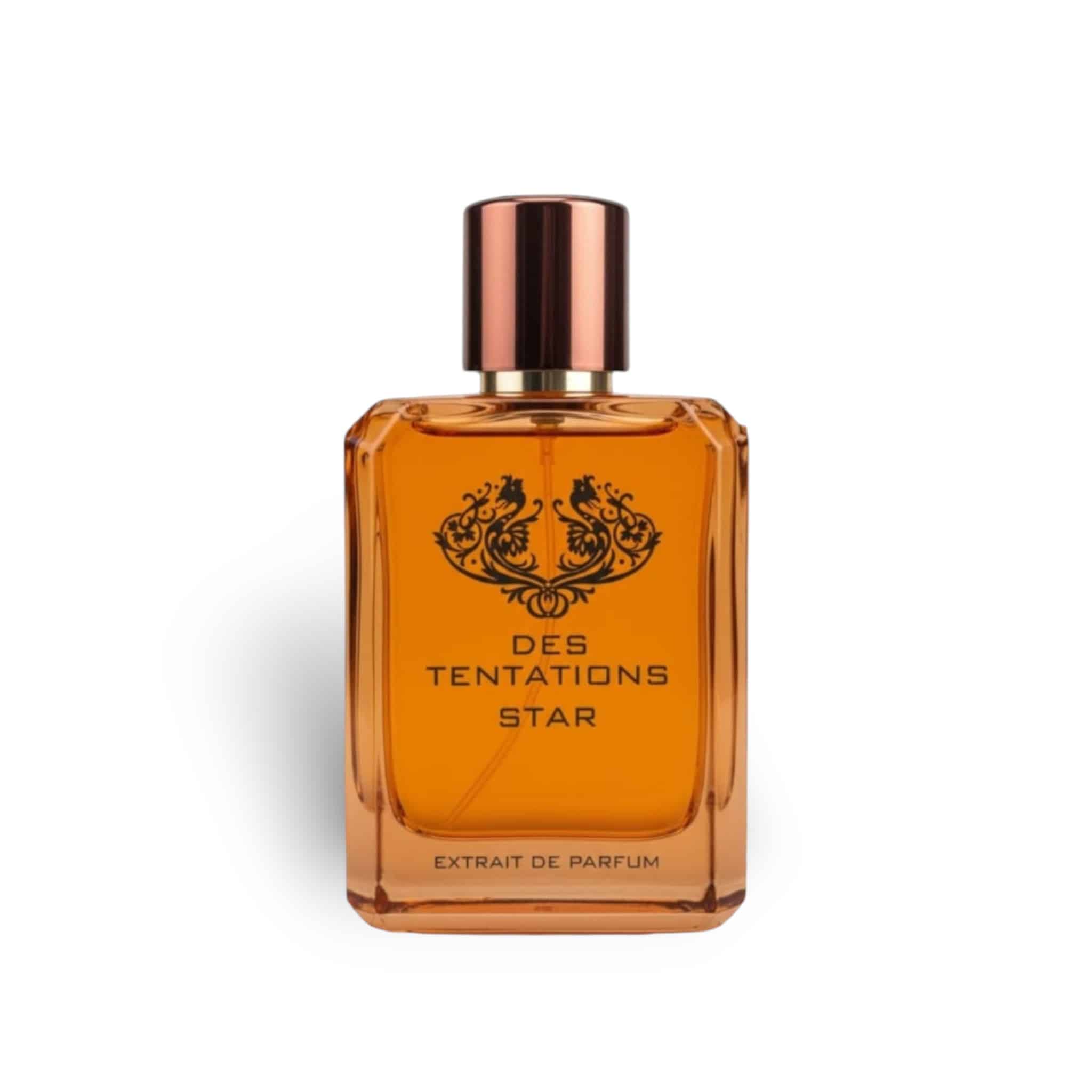 Des Tentations Star 100ml Eau de Parfum by Fragrance World fragrance packaging front view