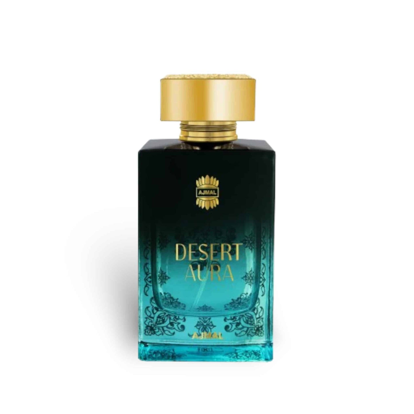 Desert Aura 100ml Eau de Parfum by Ajmal fragrance packaging front view