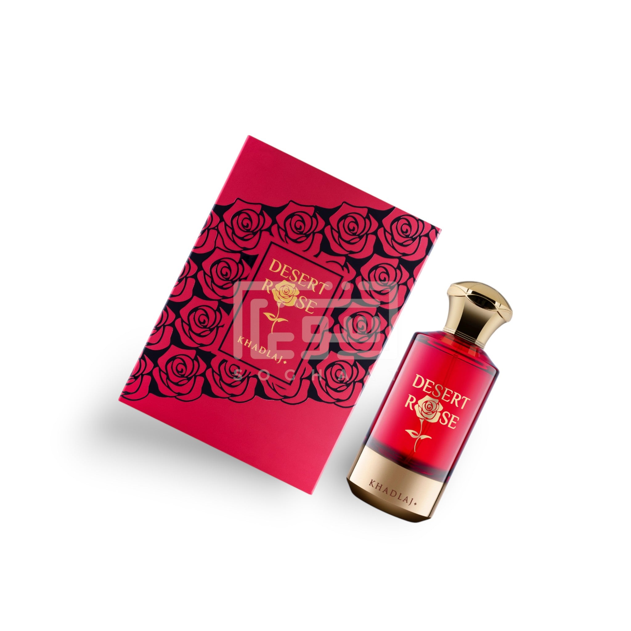 Desert Rose 100ml Eau de Parfum by Khadlaj fragrance packaging front view
