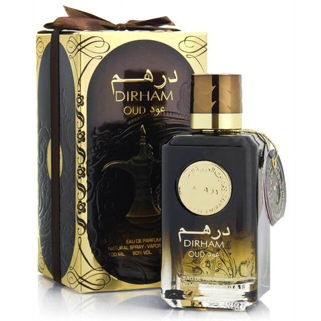 Dirham Oud 100ml Eau de Parfum by Ard Al Zaafaran bottle and box