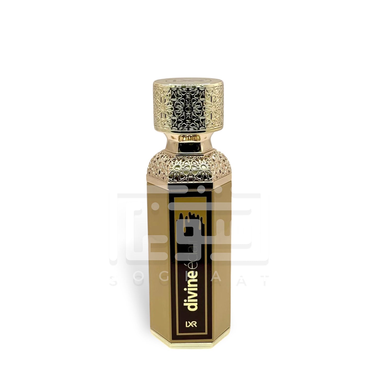 Divine Eclair 100ml Extrait de Parfum by LXR fragrance packaging front view