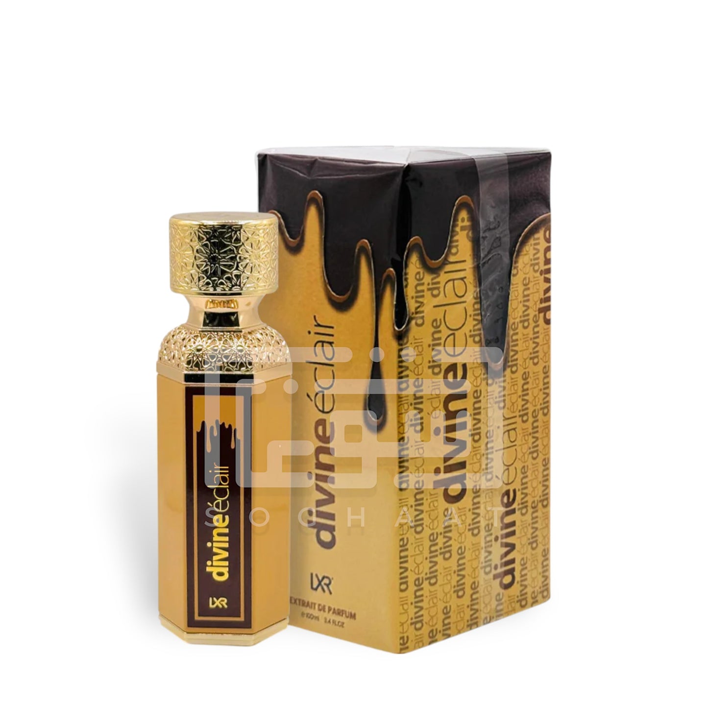 Divine Eclair 100ml Extrait de Parfum by LXR bottle and box