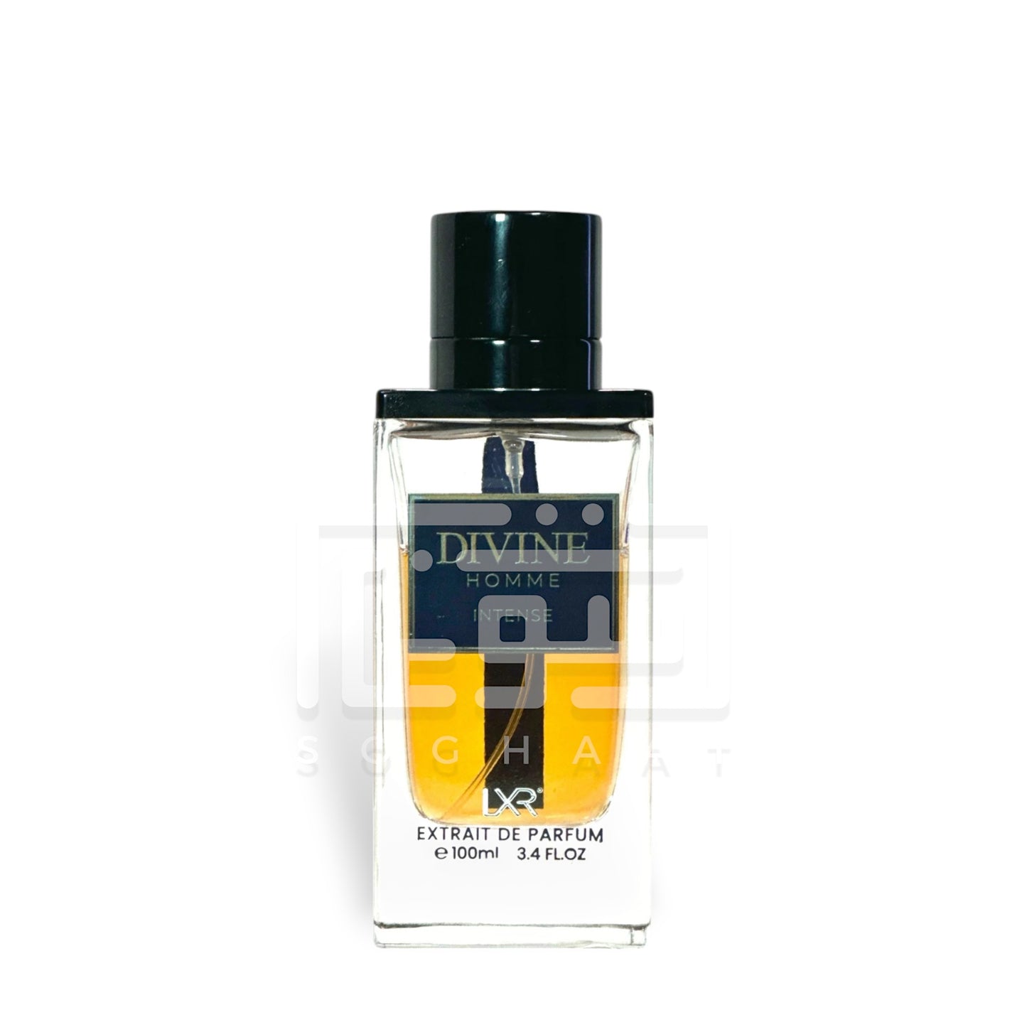 Divine Homme Intense 100ml Extrait de Parfum by LXR fragrance packaging front view