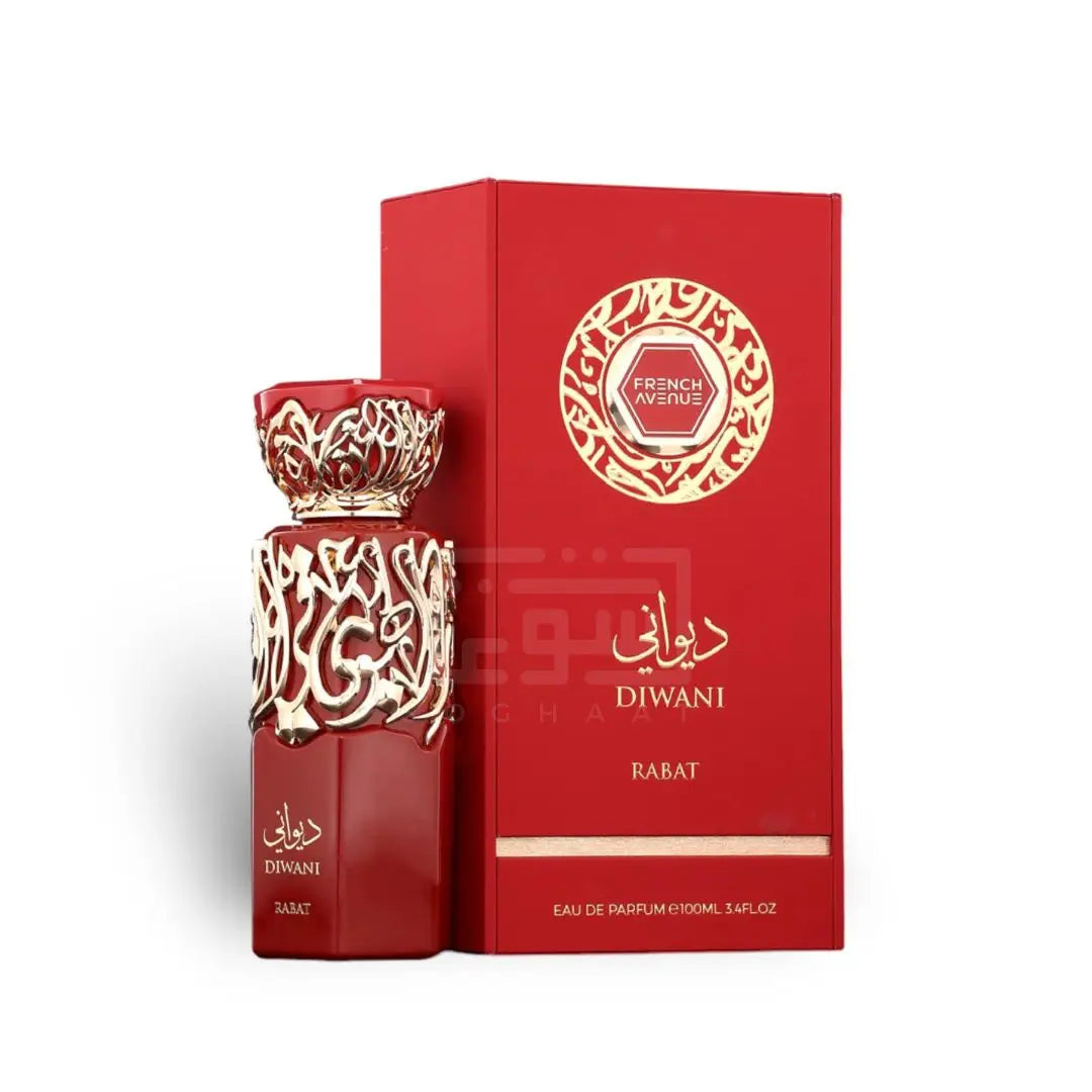 Diwani Rabat 100ml Eau de Parfum by French Avenue bottle and box